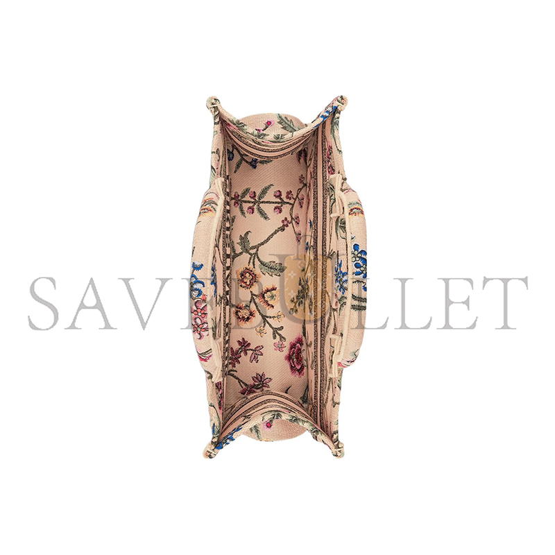 D*or petites fleurs medium book tote m1296zebb-m925 (36*27.5*16.5cm)